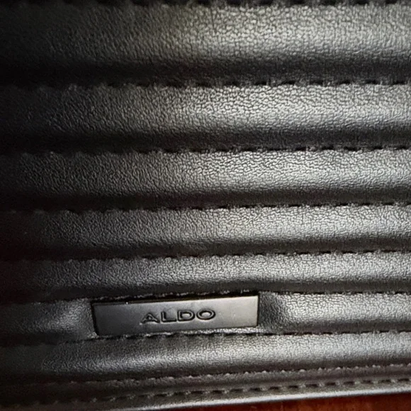 Aldo Black Structured Satchel - Picture 9 of 15